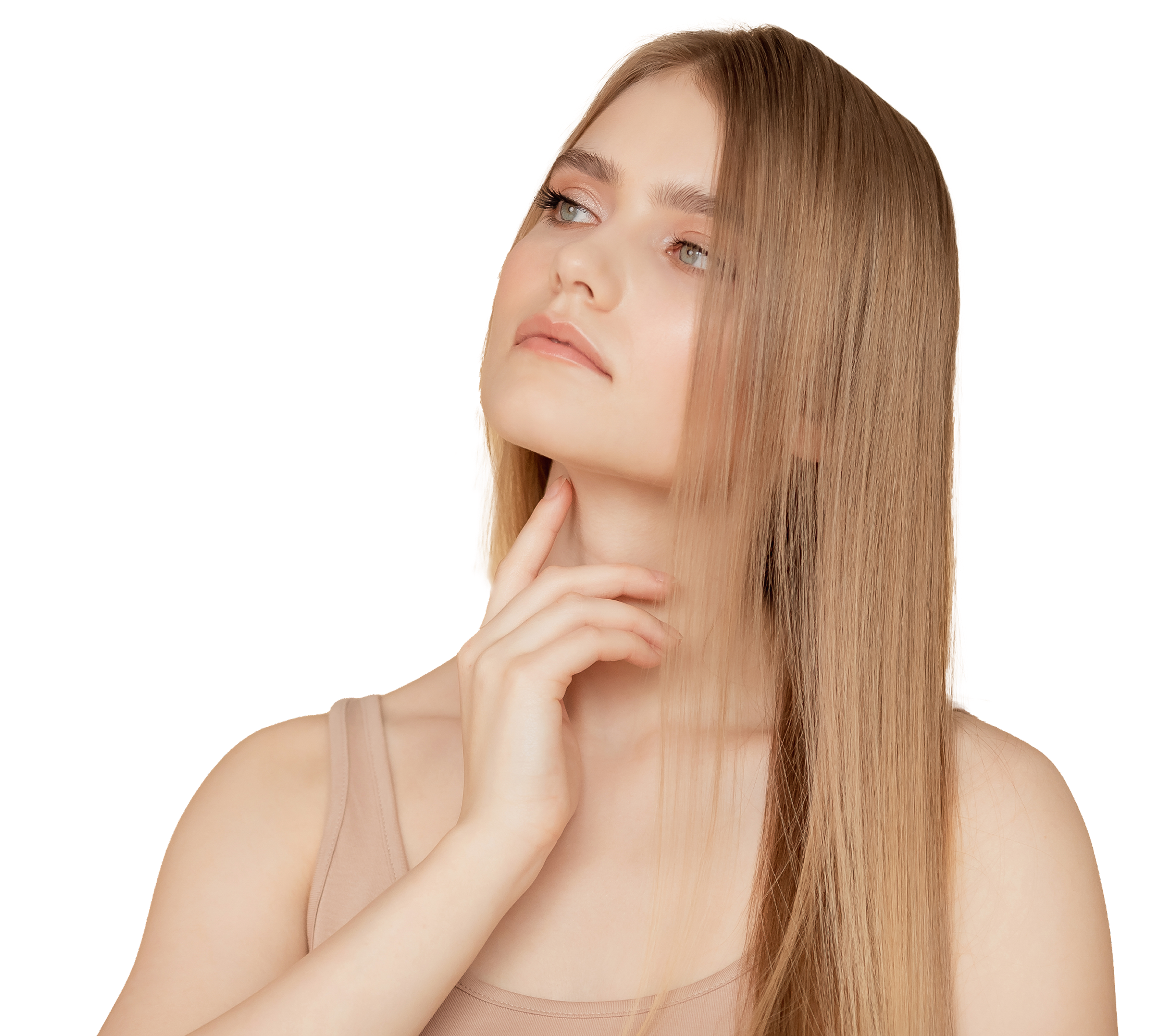 Hair model placeholder